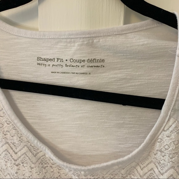 White Lace Top - Picture 2 of 4